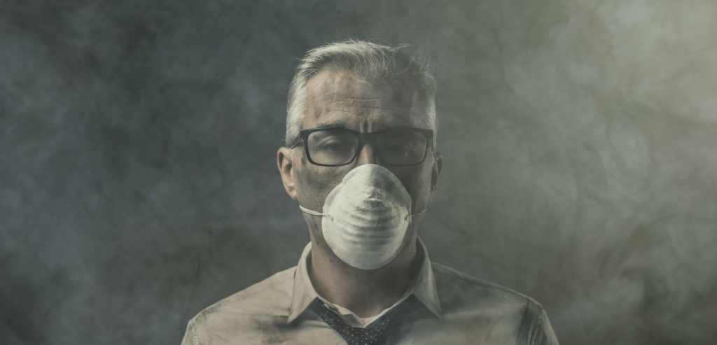 Environment Risk Factor polluted air is a threat to health