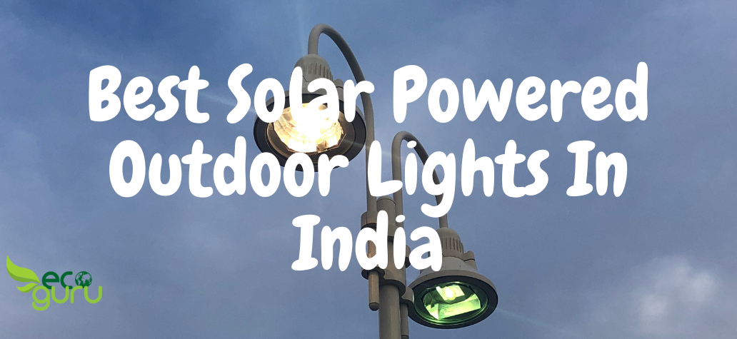 Solar powered outdoor lights