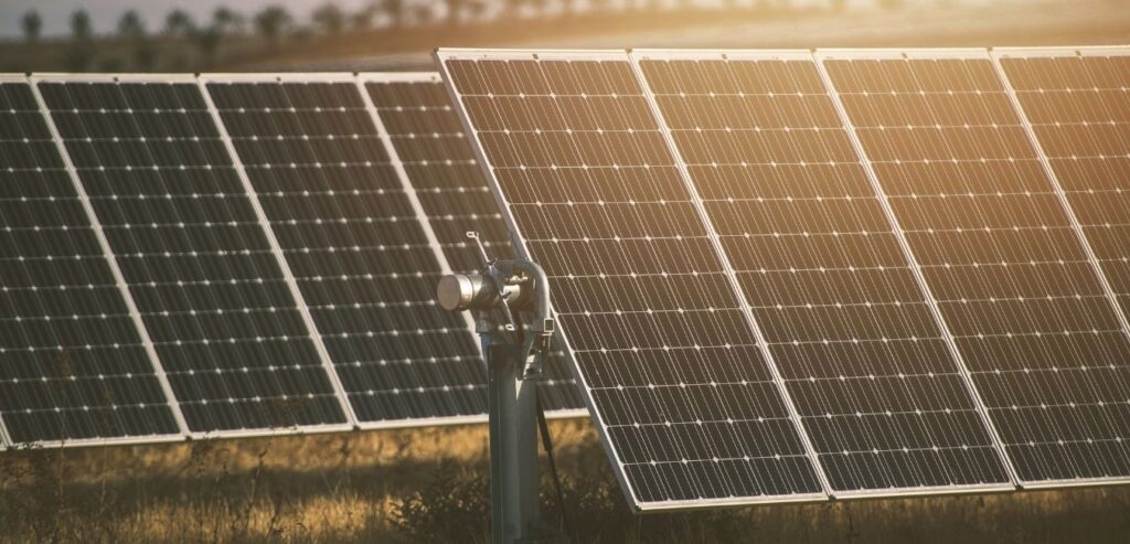 Solar energy from solar panels