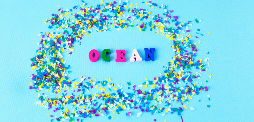 Microplastics in ocean water