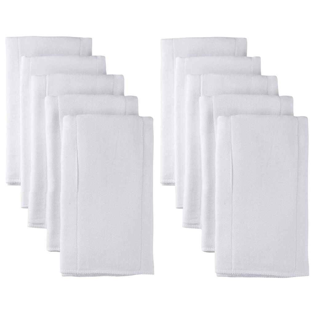 Prefold cloth reusable diapers