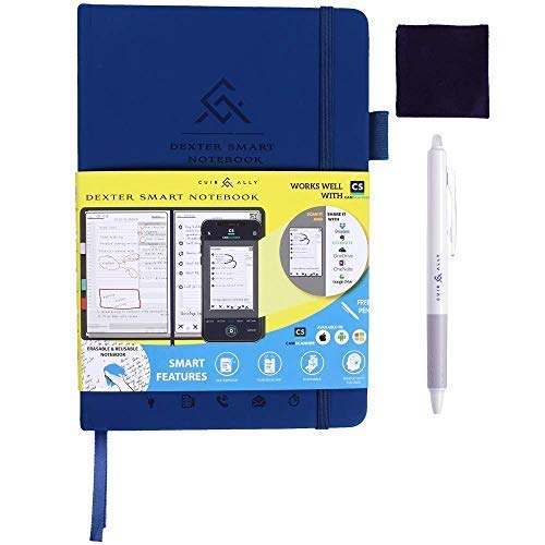 Cuir Ally Dexter Smart Erasable & Reusable Notebook