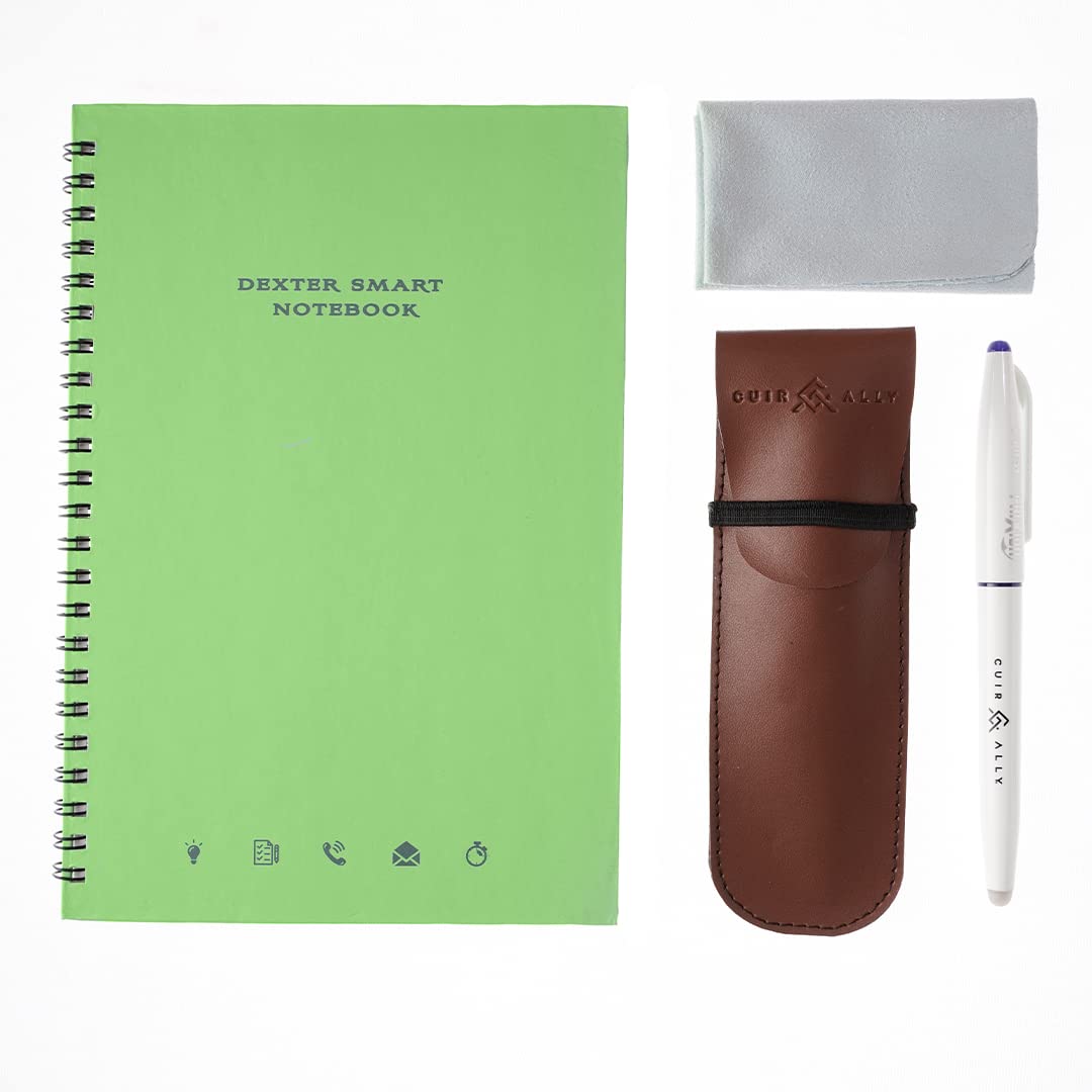 Cuir Ally Dexter Smart Erasable & Reusable Notebook