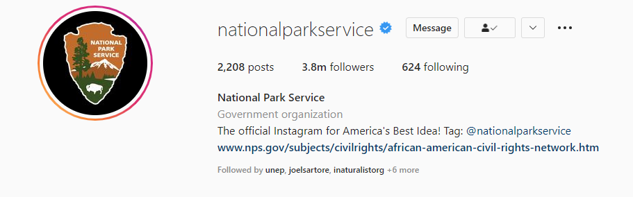 rnment Affiliate Environment Instagram Accounts