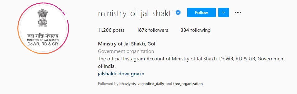 rnment Affiliate Environment Instagram Accounts