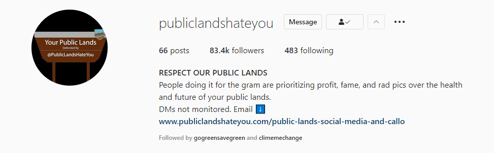 Non-Government organization (NGOs) Environment Instagram Accounts