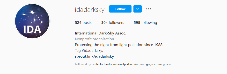Non-Government organization (NGOs) Environment Instagram Accounts