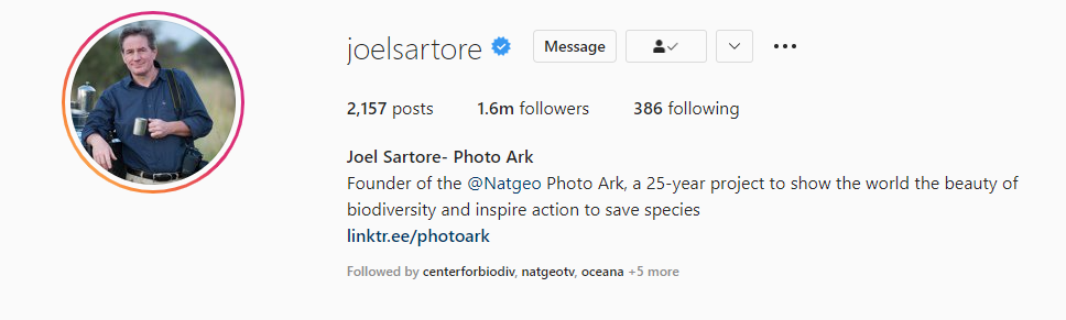 Photographer Environment Instagram Accounts